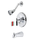 Kaiser KB6631CKL Single-Handle Wall Mount Tub and Shower Faucet, Polished Chrome