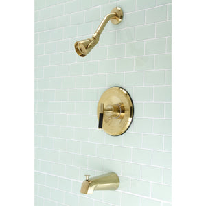 Kaiser KB6637CKL Single-Handle Wall Mount Tub and Shower Faucet, Brushed Brass