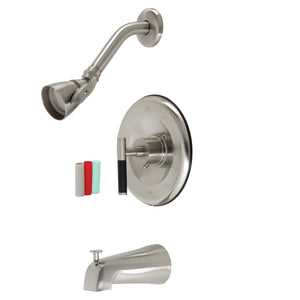 Kaiser KB6638CKL Single-Handle Wall Mount Tub and Shower Faucet, Brushed Nickel