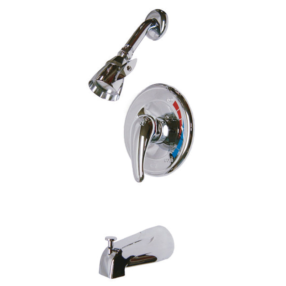 Legacy KB6651LL Single-Handle 3-Hole Wall Mount Tub and Shower Faucet, Polished Chrome