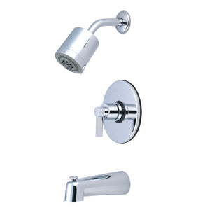 NuvoFusion KB6691NDL Single-Handle 3-Hole Wall Mount Tub and Shower Faucet, Polished Chrome