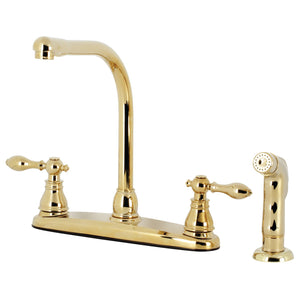 American Classic KB712ACLSP Two-Handle 4-Hole Deck Mount 8