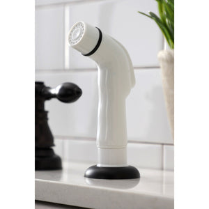 American Classic KB715ACL Two-Handle 4-Hole Deck Mount 8" Centerset Kitchen Faucet with Side Sprayer, Oil Rubbed Bronze