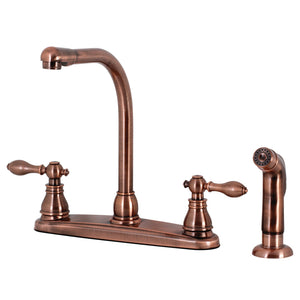 American Classic KB716ACLSP Two-Handle 4-Hole Deck Mount 8