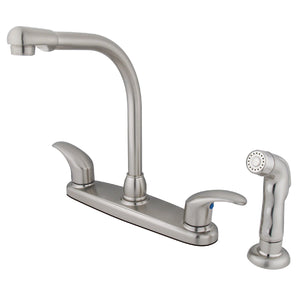 KB718LLSP Two-Handle 4-Hole Deck Mount 8