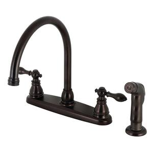 American Classic KB725ACLSP Two-Handle 4-Hole Deck Mount 8