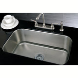 Magellan KB758SP Two-Handle 4-Hole Deck Mount 8" Centerset Kitchen Faucet with Side Sprayer, Brushed Nickel
