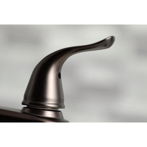 Yosemite KB795YL Two-Handle 4-Hole Deck Mount 8" Centerset Kitchen Faucet with Side Sprayer, Oil Rubbed Bronze