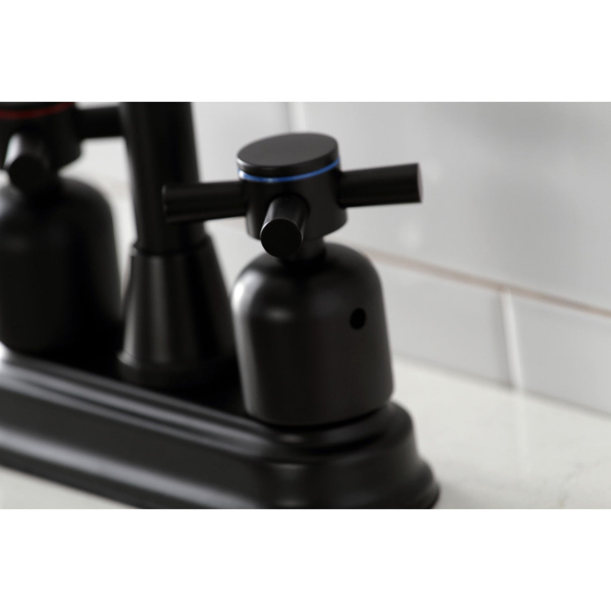 Concord KB8490DX Two-Handle 2-Hole Deck Mount Bar Faucet, Matte Black