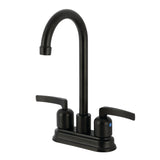 Centurion KB8490EFL Two-Handle 2-Hole Deck Mount Bar Faucet, Matte Black