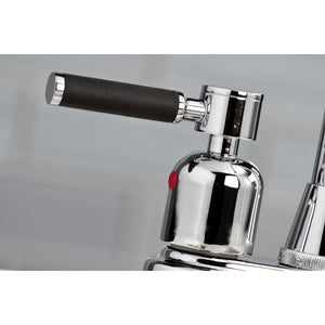 Kaiser KB8491DKL Two-Handle 2-Hole Deck Mount Bar Faucet, Polished Chrome