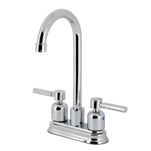 Concord KB8491DL Two-Handle 2-Hole Deck Mount Bar Faucet, Polished Chrome