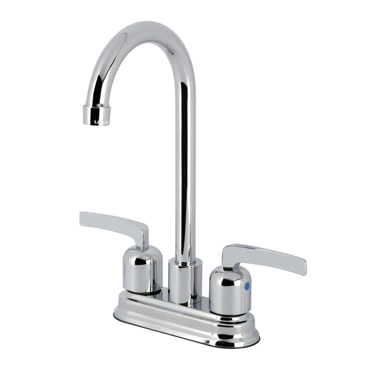 Centurion KB8491EFL Two-Handle 2-Hole Deck Mount Bar Faucet, Polished Chrome