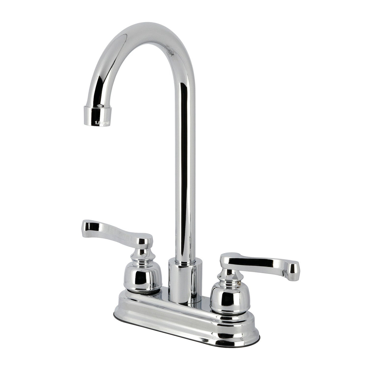 Royale KB8491FL Two-Handle 2-Hole Deck Mount Bar Faucet, Polished Chrome