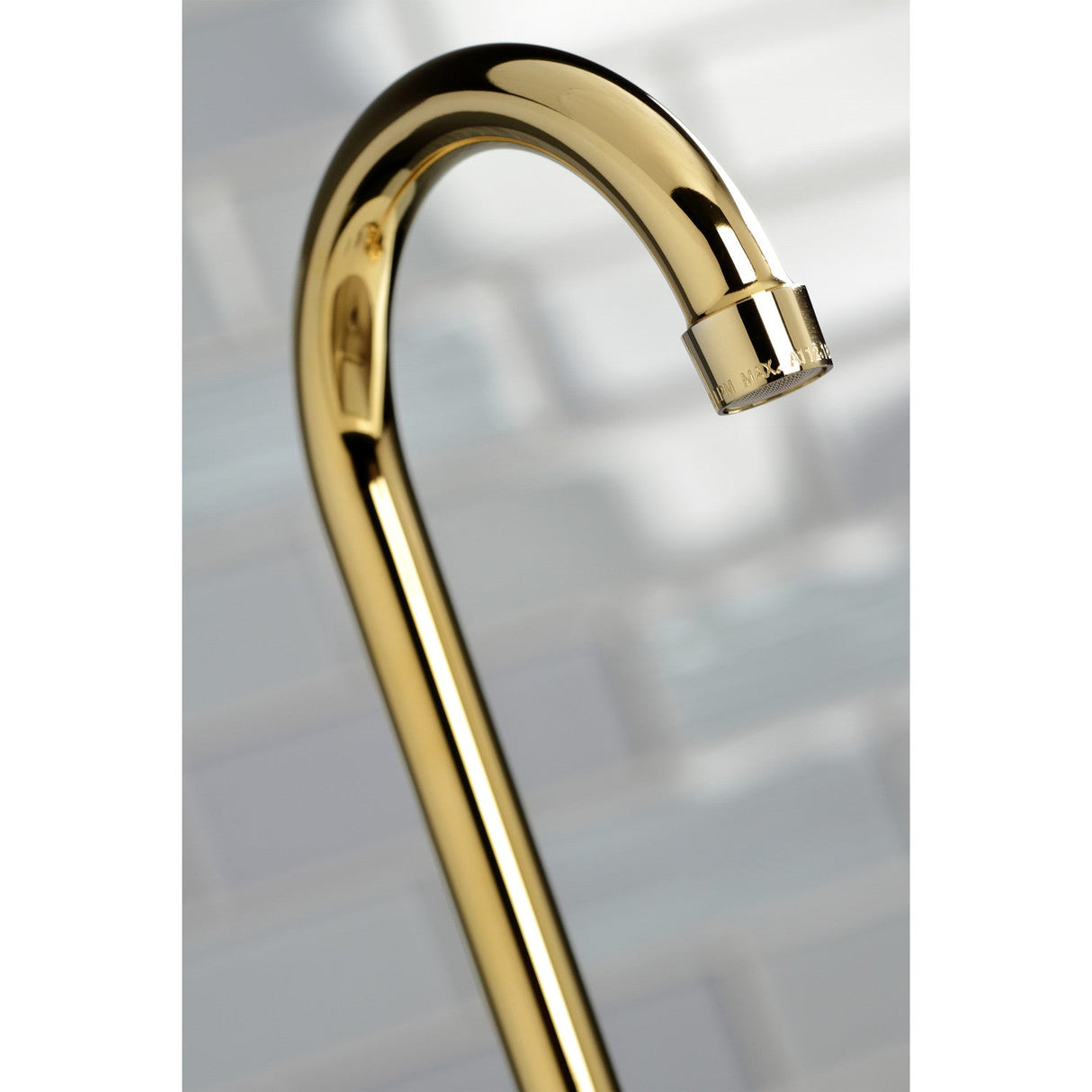 Millennium KB8492ZX Two-Handle 2-Hole Deck Mount Bar Faucet, Polished Brass