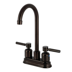 Concord KB8495DL Two-Handle 2-Hole Deck Mount Bar Faucet, Oil Rubbed Bronze
