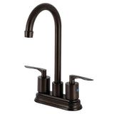 Serena KB8495SVL Two-Handle 2-Hole Deck Mount Bar Faucet, Oil Rubbed Bronze