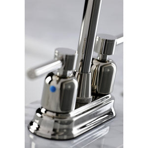 Concord KB8496DL Two-Handle 2-Hole Deck Mount Bar Faucet, Polished Nickel