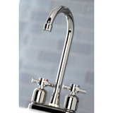 Concord KB8496DX Two-Handle 2-Hole Deck Mount Bar Faucet, Polished Nickel