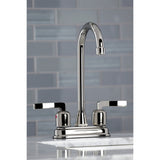 Centurion KB8496EFL Two-Handle 2-Hole Deck Mount Bar Faucet, Polished Nickel