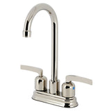 Centurion KB8496EFL Two-Handle 2-Hole Deck Mount Bar Faucet, Polished Nickel