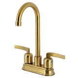 Centurion KB8497EFL Two-Handle 2-Hole Deck Mount Bar Faucet, Brushed Brass