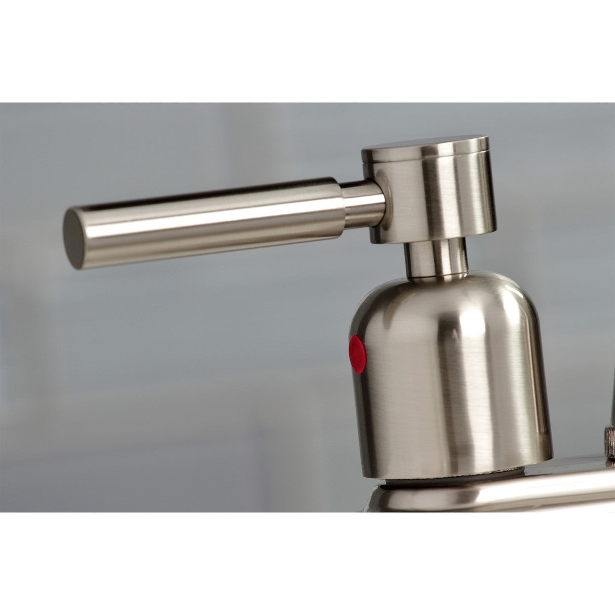 Concord KB8498DL Two-Handle 2-Hole Deck Mount Bar Faucet, Brushed Nickel