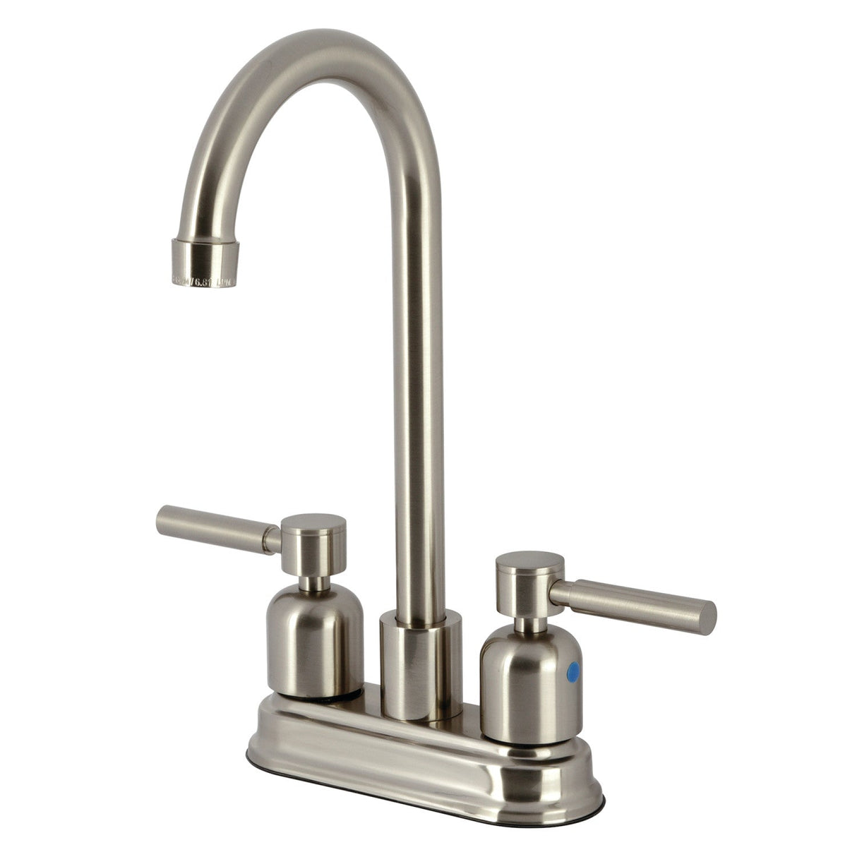 Concord KB8498DL Two-Handle 2-Hole Deck Mount Bar Faucet, Brushed Nickel