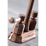Paris KB849DPLAC Two-Handle 2-Hole Deck Mount Bar Faucet, Antique Copper