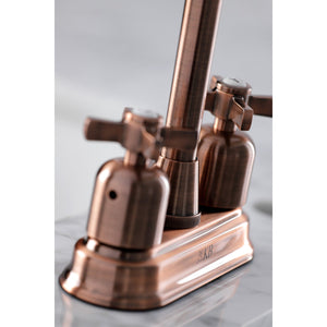 Millennium KB849ZXAC Two-Handle 2-Hole Deck Mount Bar Faucet, Antique Copper