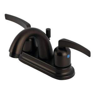 Centurion KB8615EFL Two-Handle 3-Hole Deck Mount 4" Centerset Bathroom Faucet with Plastic Pop-Up, Oil Rubbed Bronze