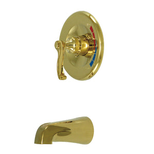 Royale KB8632FLTO Single-Handle 2-Hole Wall Mount Tub and Shower Faucet Tub Only, Polished Brass