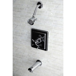 KB86510DX Single-Handle 3-Hole Wall Mount Tub and Shower Faucet, Polished Chrome