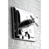 KB86510DX Single-Handle 3-Hole Wall Mount Tub and Shower Faucet, Polished Chrome