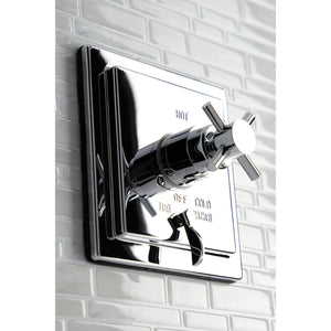 KB86510DX Single-Handle 3-Hole Wall Mount Tub and Shower Faucet, Polished Chrome