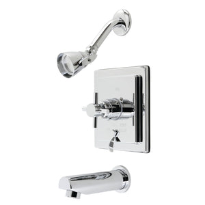 KB86510DX Single-Handle 3-Hole Wall Mount Tub and Shower Faucet, Polished Chrome