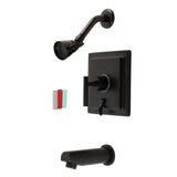 Kaiser KB86550CKL Single-Handle 3-Hole Wall Mount Tub and Shower Faucet, Oil Rubbed Bronze