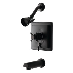 KB86550DX Single-Handle 3-Hole Wall Mount Tub and Shower Faucet, Oil Rubbed Bronze