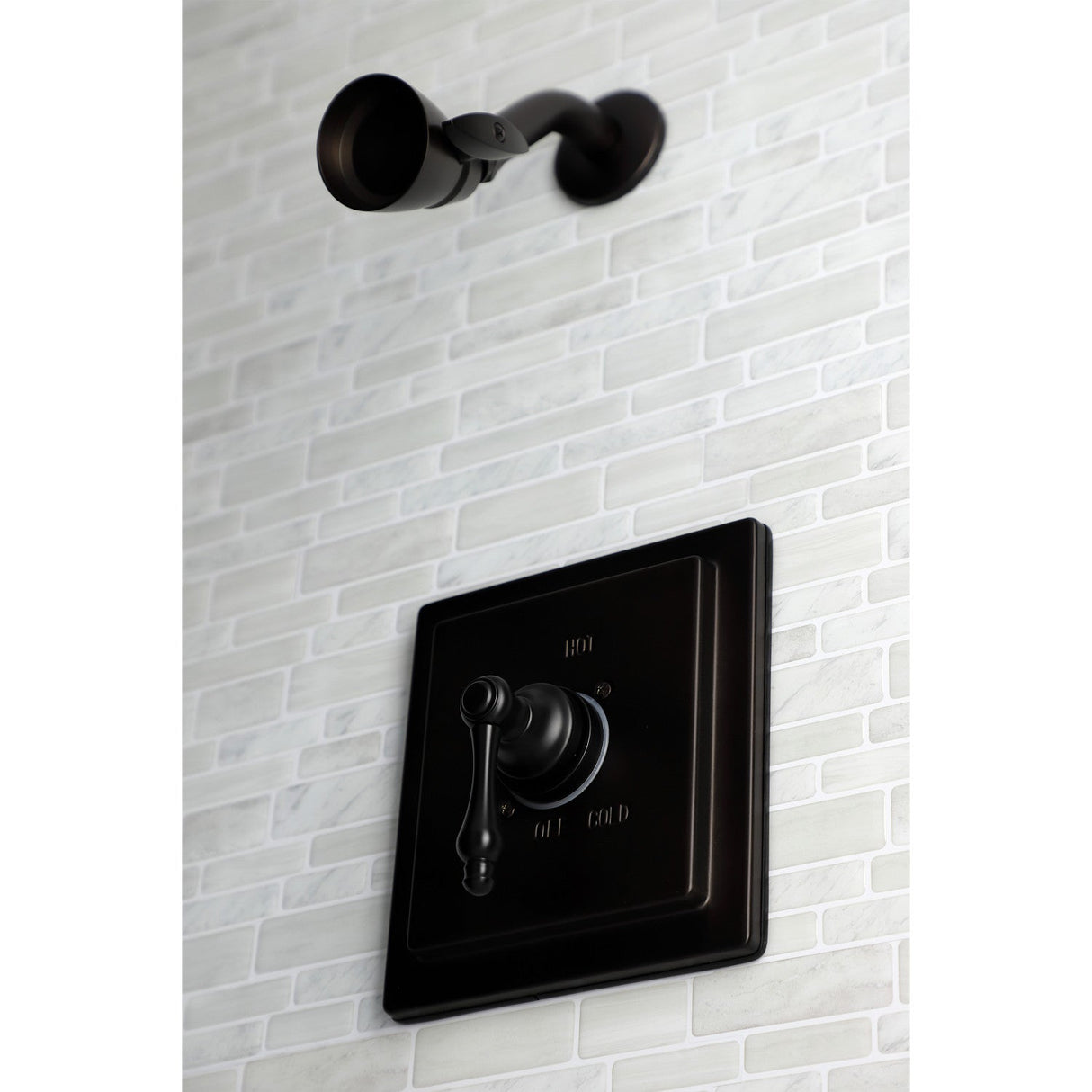 KB8655ALTLT Single-Handle 2-Hole Wall Mount Shower Faucet Trim Only, Oil Rubbed Bronze