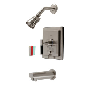 Kaiser KB86580CKL Single-Handle 3-Hole Wall Mount Tub and Shower Faucet, Brushed Nickel