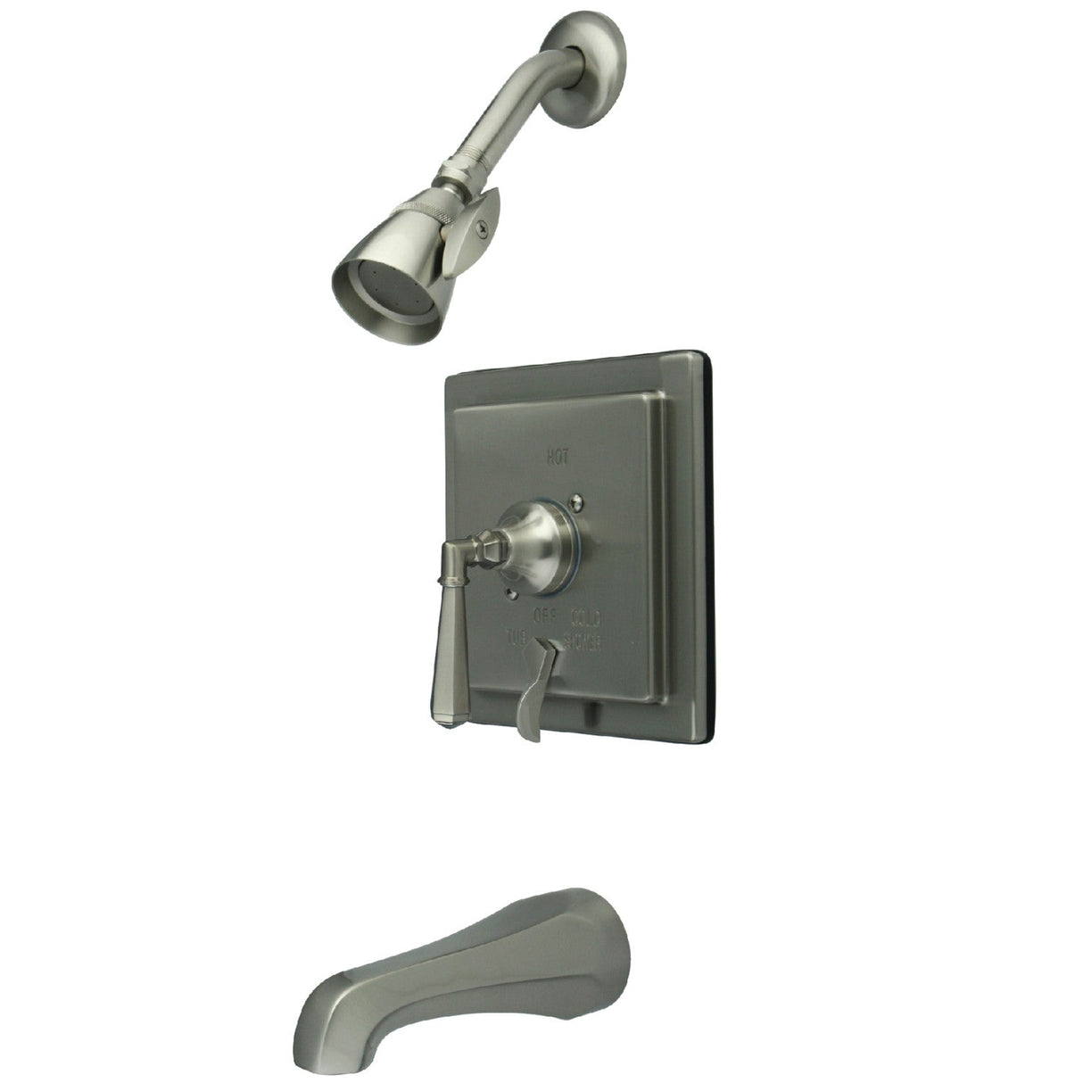Metropolitan KB86584HL Single-Handle 3-Hole Wall Mount Tub and Shower Faucet, Brushed Nickel