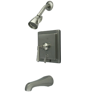 Metropolitan KB86584HL Single-Handle 3-Hole Wall Mount Tub and Shower Faucet, Brushed Nickel
