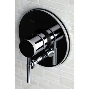 KB86910DLLST Single-Handle 1-Hole Wall Mount Tub and Shower Faucet Valve and Trim Only, Polished Chrome
