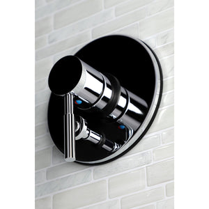 KB86910DLLST Single-Handle 1-Hole Wall Mount Tub and Shower Faucet Valve and Trim Only, Polished Chrome