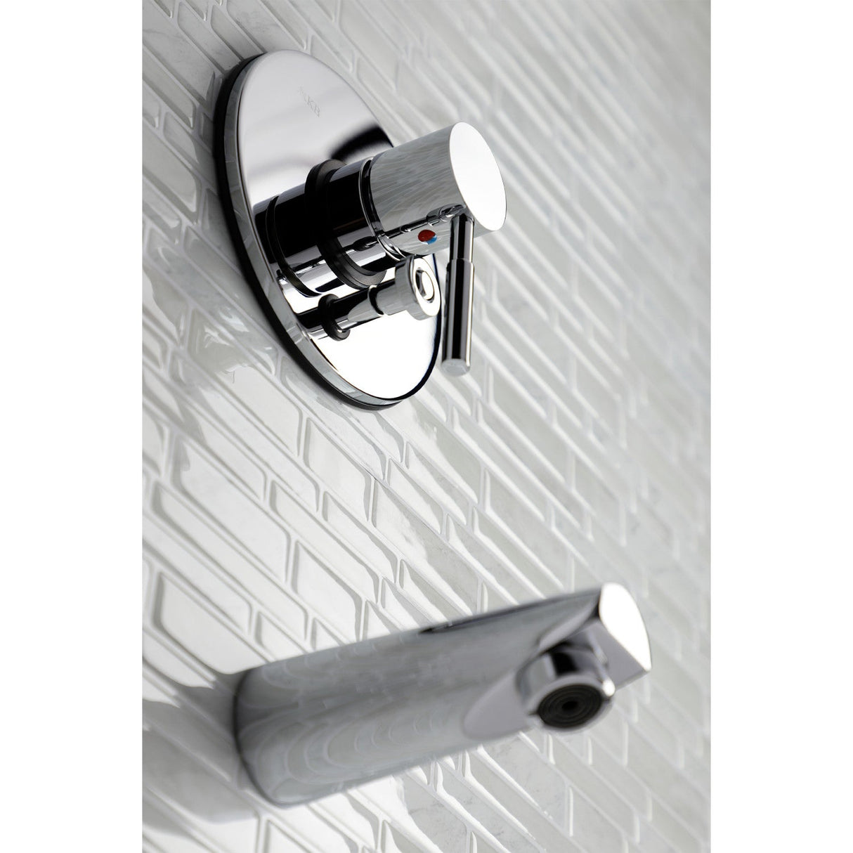 KB86910DLTO Single-Handle 2-Hole Wall Mount Tub and Shower Faucet Tub Only, Polished Chrome