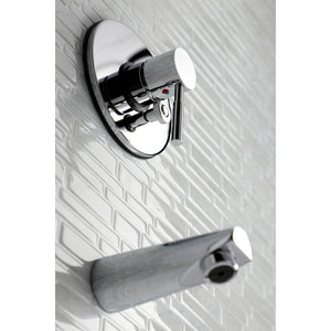 KB86910DLTO Single-Handle 2-Hole Wall Mount Tub and Shower Faucet Tub Only, Polished Chrome