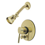 Concord KB86920DLSO Single-Handle 2-Hole Wall Mount Shower Faucet, Polished Brass