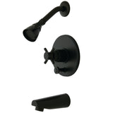 Concord KB86950DX Single-Handle 3-Hole Wall Mount Tub and Shower Faucet, Oil Rubbed Bronze