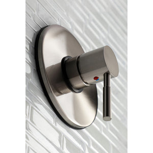 KB8698DLLST Single-Handle 1-Hole Wall Mount Tub and Shower Faucet Valve and Trim Only, Brushed Nickel