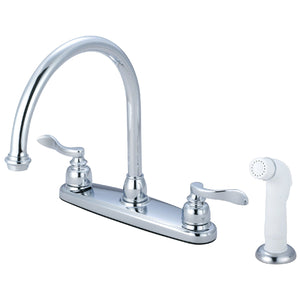 NuWave French KB8791NFL Two-Handle 4-Hole Deck Mount 8